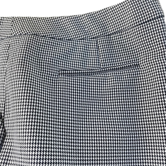 Kasper Petite Separates Black & White Small Hounds Tooth Fully Lined Pants 12P - Picture 5 of 10